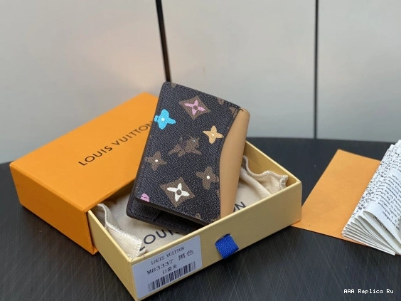 AAA Pruses Bags Pocket VUITTON Organizer-7.5*11.1*1 cm LOUIS 0731